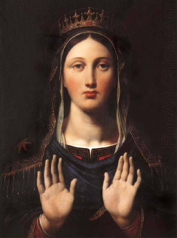 Jean-Auguste Dominique Ingres The Virgin crowned china oil painting image